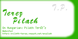 terez pilath business card